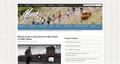 Desktop Screenshot of marchoftheliving.org